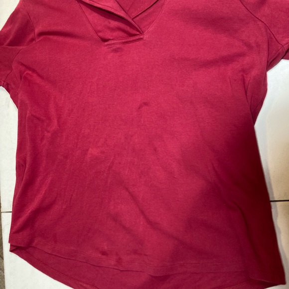 LL bean XL red maroon long sleeve - Picture 7 of 8